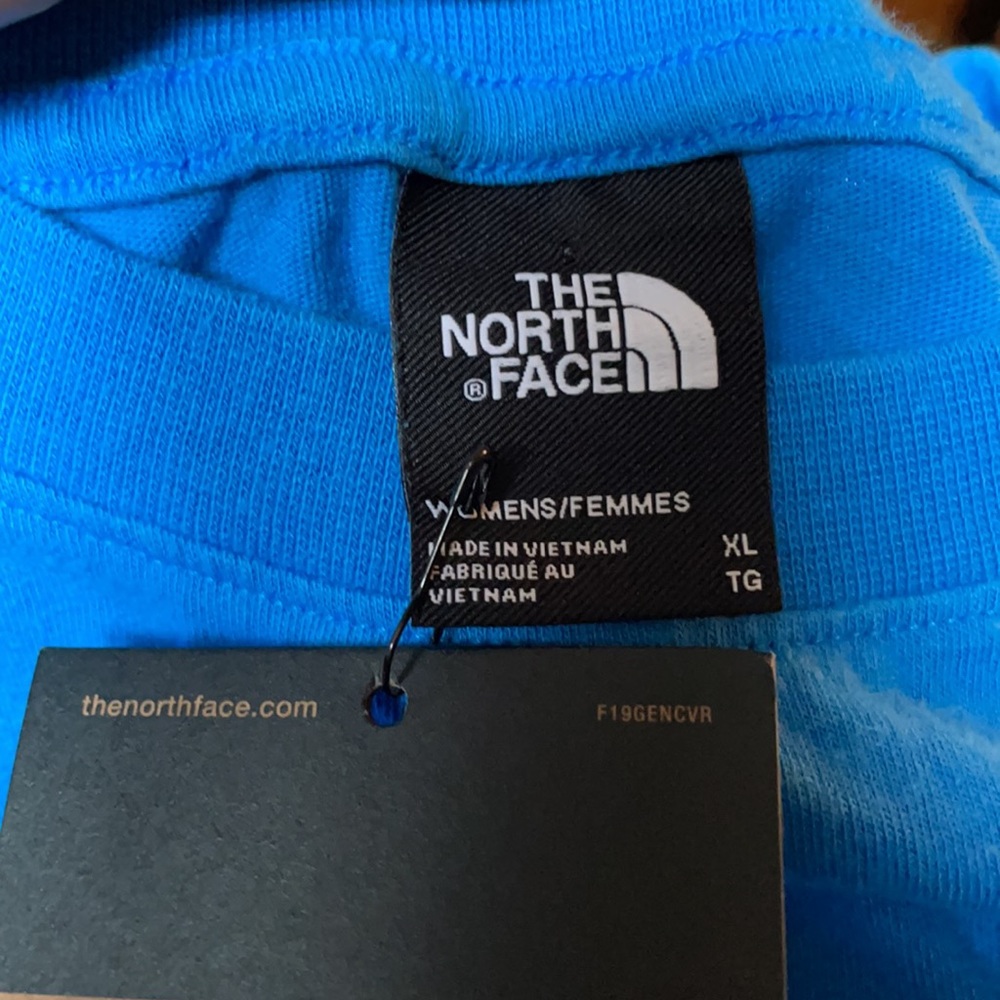 NWT The North Face Woodside Hemp Tank Clear Lake Blue - Picture 6 of 10